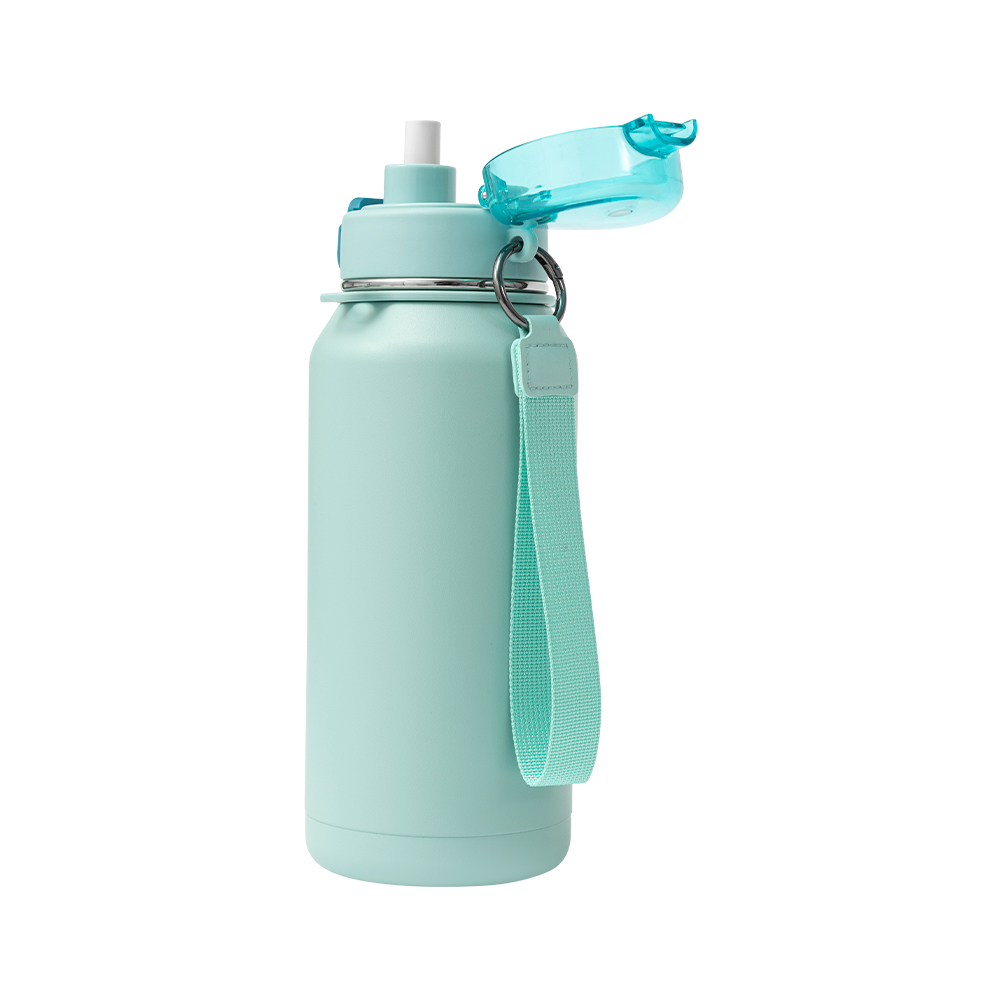 Bình Giữ Nhiệt Inox 316 Elmich EL0916 1.1L, Hàng Chính Hãng, Kèm Dây Đeo Và Ống Hút - JoyMall