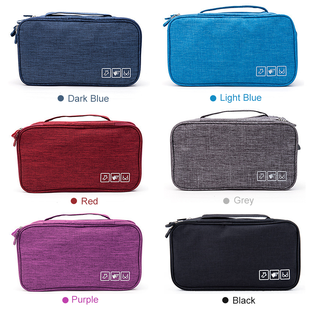 Túi đựng đồ lót áo ngực 3 lớp bằng vải polyester chống rách, bền và thiết thực