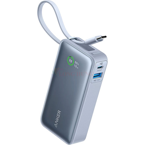 Sạc dự phòng Anker Nano Power Bank 1USB 1Type-C 30W 10000 mAh A1259 - Hàng chính hãng