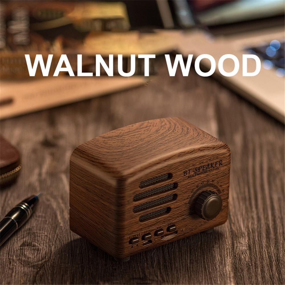 Loa bluetooth phong cách cổ điển hỗ trợ thẻ nhớ TF