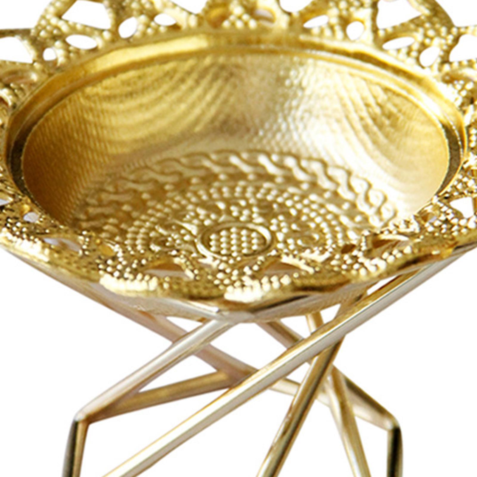Gold Tealight Candle Holder Centerpieces Living Room Candlestick