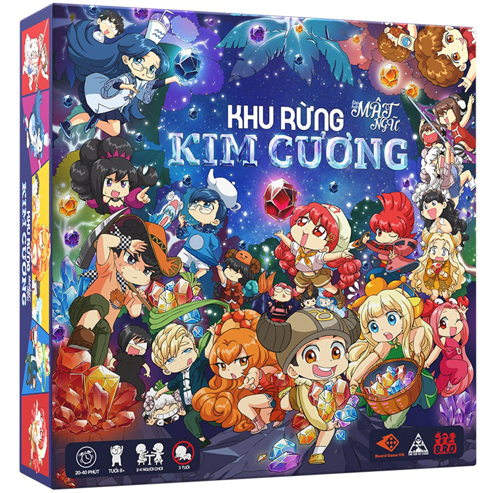 Board Game Khu rừng Kim Cương - Bộ Đồ Chơi Siêu hấp dẫn của Lớp Học Mật Ngữ