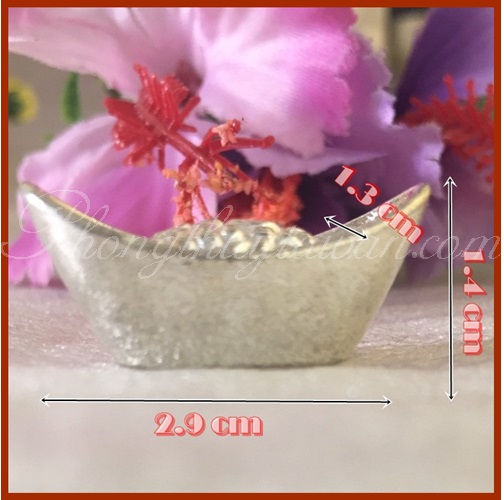 Thỏi Vàng, Bạc không chữ chiêu lộc thờ cúng