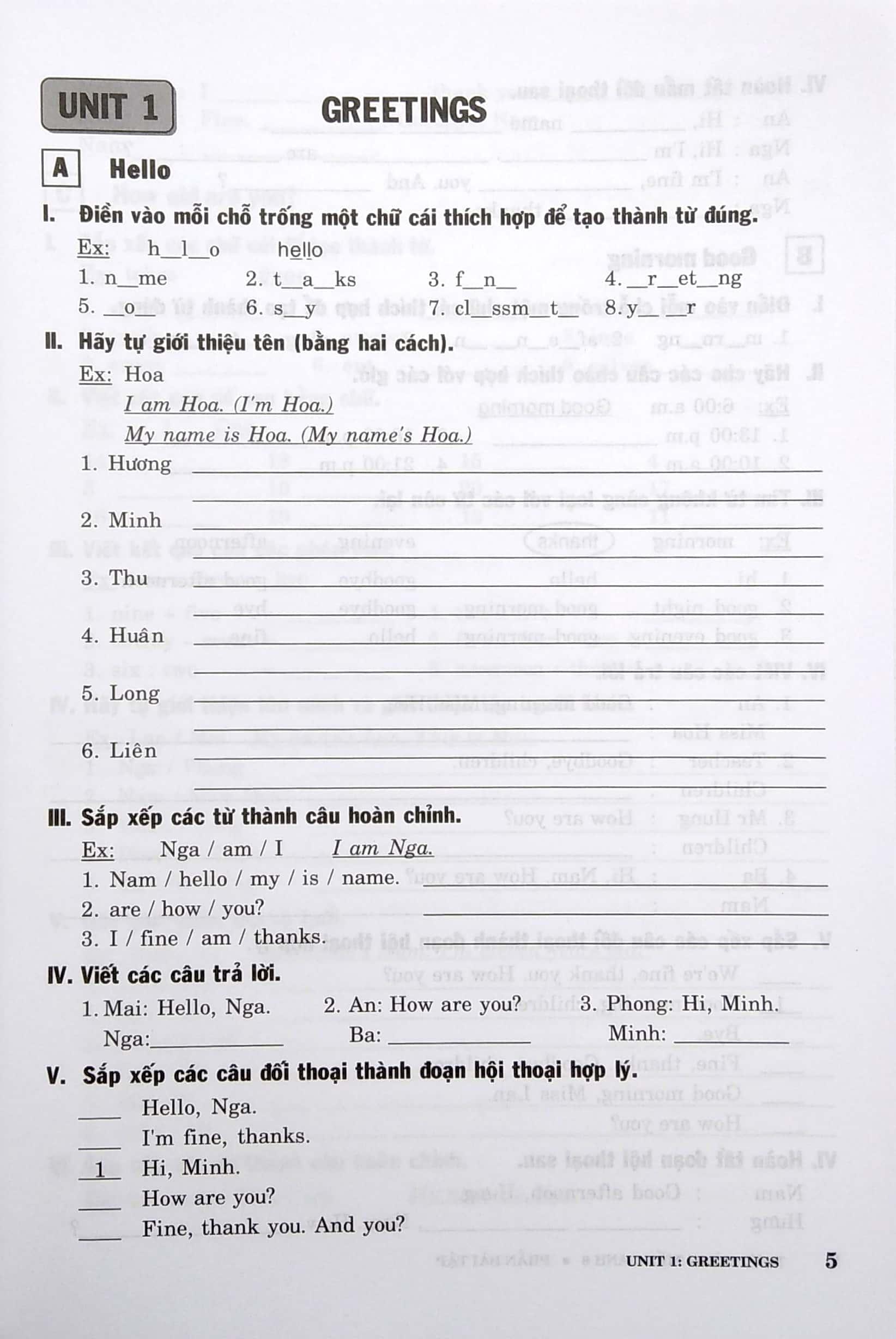 Bài Tập Thực Hành Tiếng Anh 6