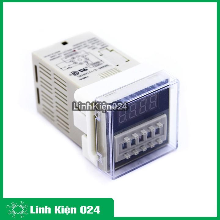 Rơ le Thời Gian DH48S-2Z 220VAC 0.1S-99H (2 Cặp tiếp Điểm)