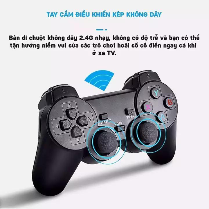 Máy Chơi Game Stick 4k - HDMI 3500 + 20 trò mới độc quyền, kết nối không dây game 4 nút, 6 nút, PS1/GBA/GBC/