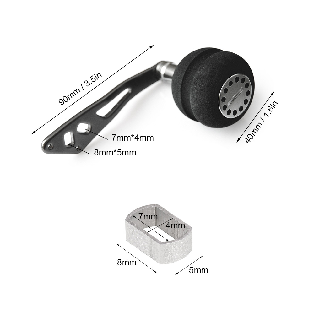 Tay cầm máy câu cá Baitcasting Reel Rocker bằng hợp kim chống rỉ chất lượng cao
