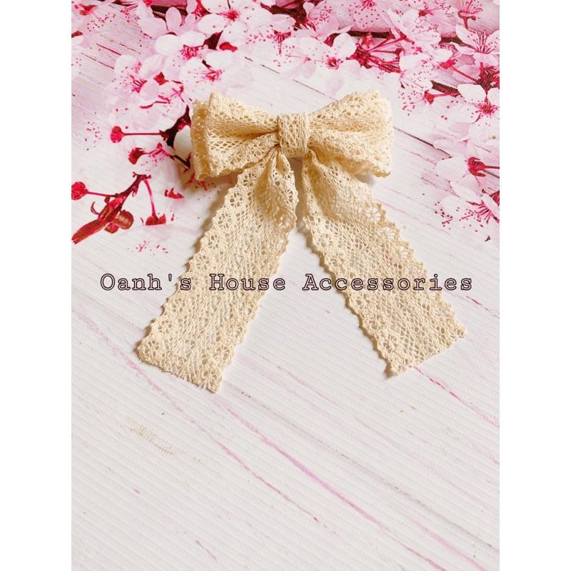 Kẹp nơ ren siêu xinh