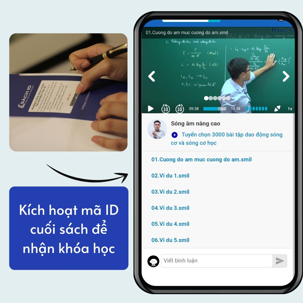 Sách ID Tuyển chọn 3000 bài tập dao động cơ học và sóng cơ học