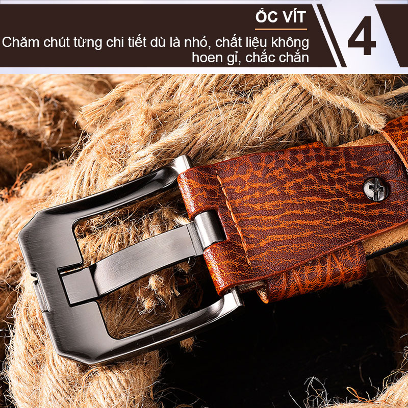Dây nịt nam, dây thắt lưng nam da bò NIKITA - DL1516