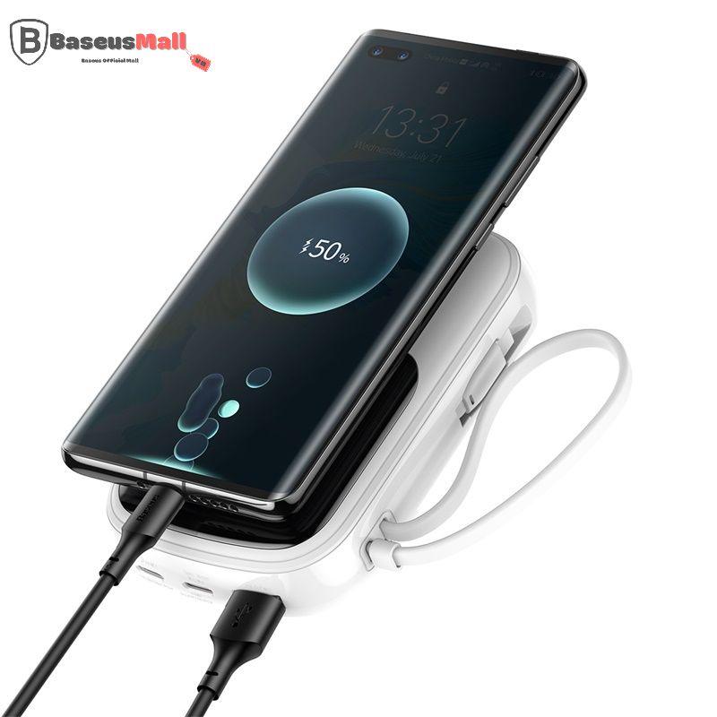 Baseus -BaseusMall VN Pin sạc dự phòng sạc nhanh Baseus Qpow Digital Display 20000mAh 20w/12/13 (Hàng chính hãng)