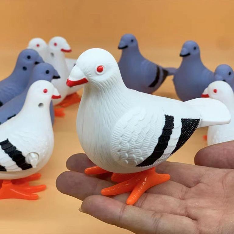 PVN50344 Đồ Chơi Lên Dây Cót Hình Chim Bồ Câu Nhảy Lò Xo Trang Trí Bàn Làm Việc Dành Cho Người Lớn Và Trẻ Em