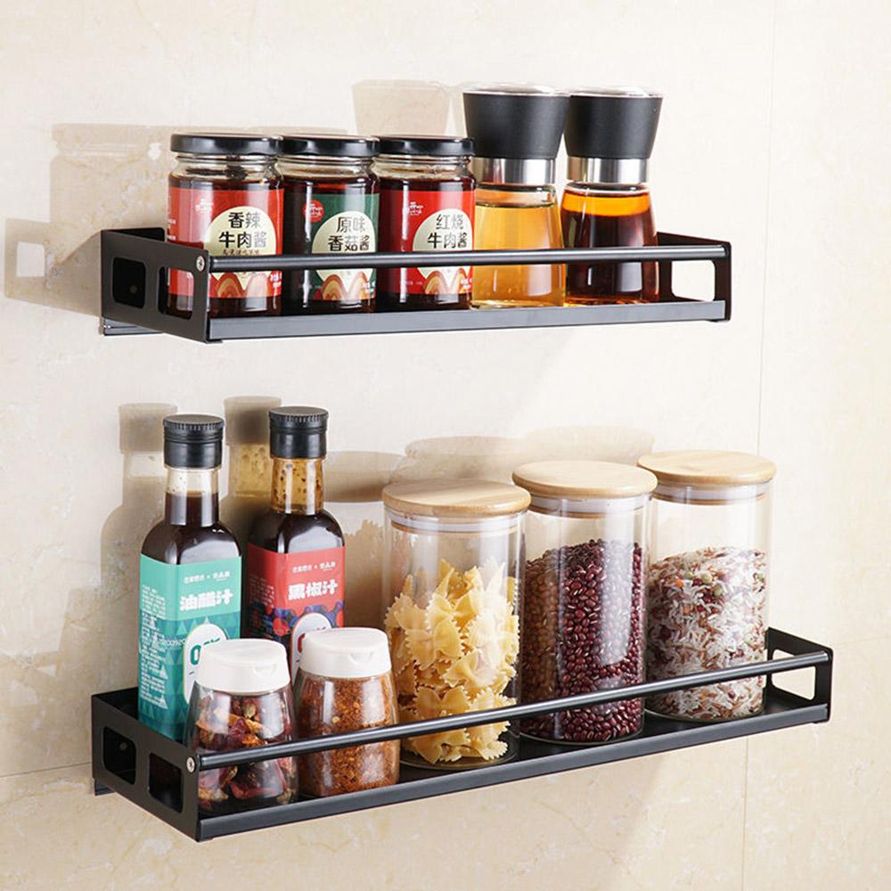 Hiện Đại Phong Cách Bắc Âu Bếp Nhà Tổ Chức Giá Treo Tường Giá Đựng Đồ Lọ Gia Vị Tủ Kệ Dụng Nhà Tắm Giá