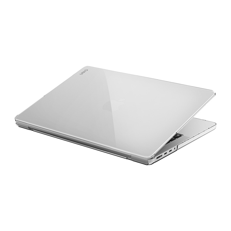 Ốp UNIQ VERO Cho MacBook Pro 14 inch M2-M5 (2023-2026) Trong Suốt Bảo Vệ Toàn Diện Tặng Kèm Phủ Phím Và Nắp Che Webcam Hàng Chính Hãng