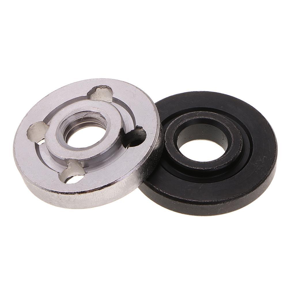 4 Piece Steel Lock Nut And Grinding Flange Nut Kit for 100 Angle Grinders
