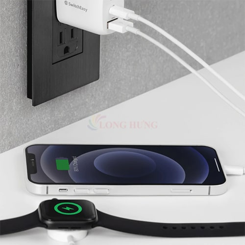 Cốc sạc SwitchEasy PowerBuddy 30W Fast Charging Wall Charge GS-30-267-12 - Hàng chính hãng