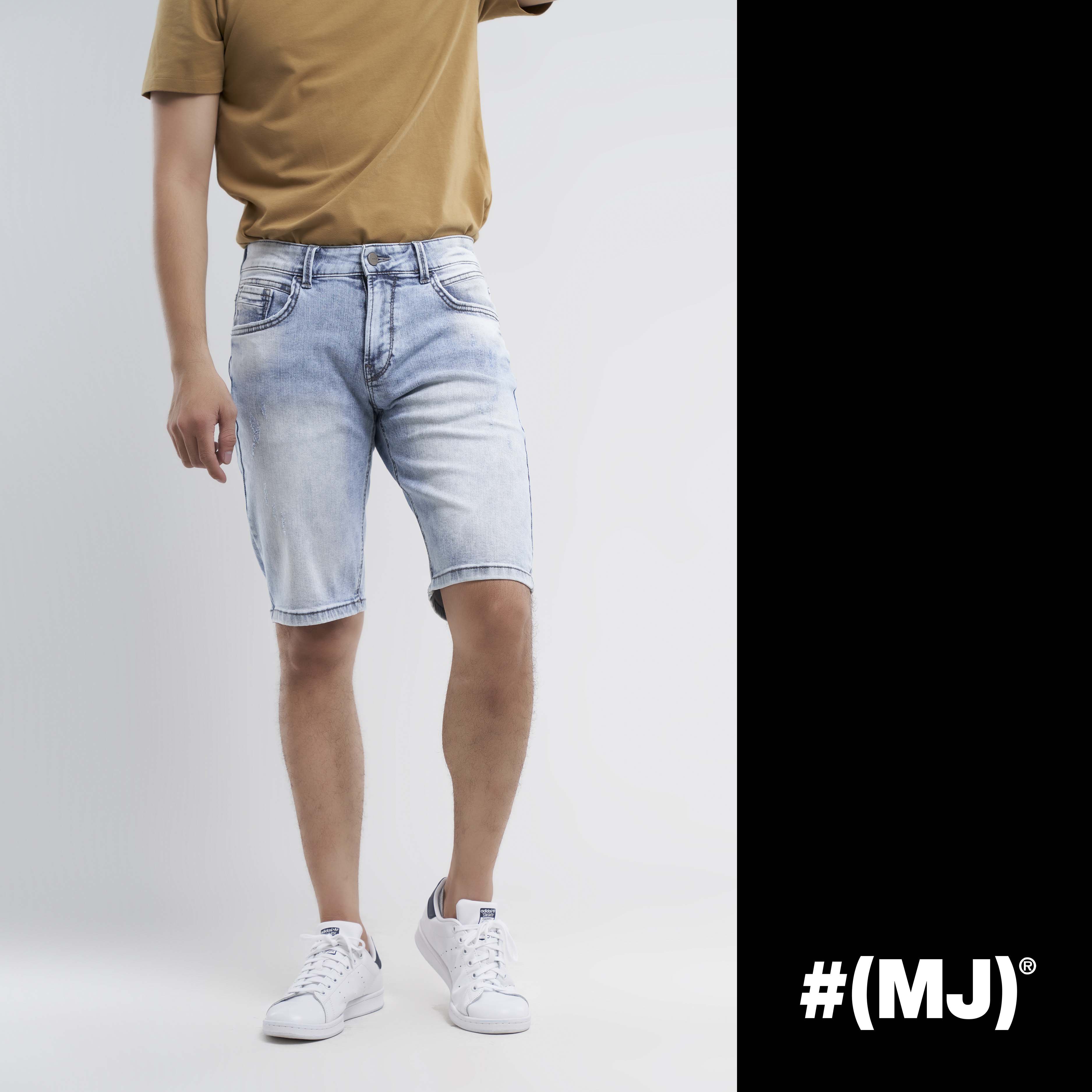 Quần short jeans nam MESSI jeans MJB0118