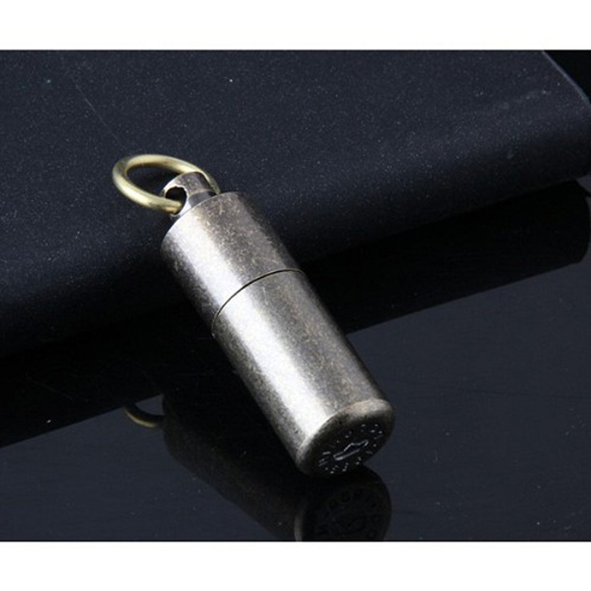 Combo Bật Lửa Hộp Quẹt Xăng Đá Kiêm Móc Khóa HY-625 Nhỏ Gọn + Tặng Bình Xăng Thơm Chuyên Dung Cho Bật Lửa