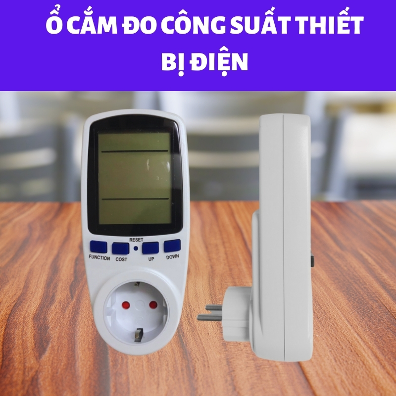 Ổ cắm thông minh có đồng hồ đo công suất thiết bị điện