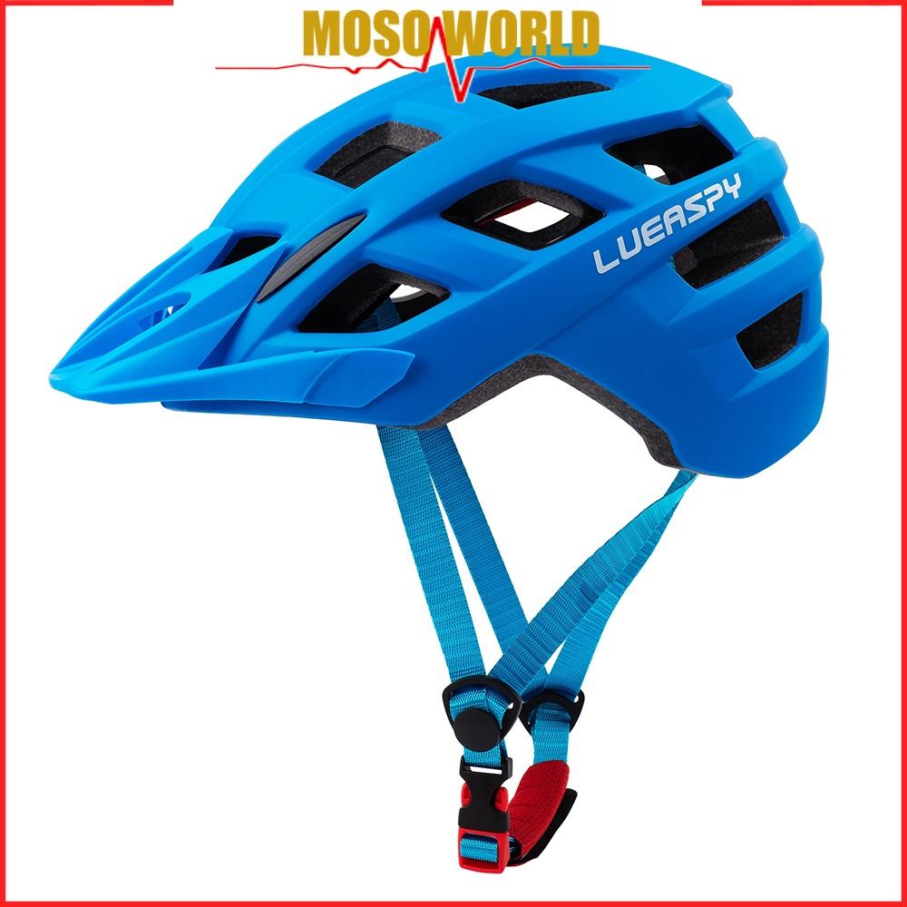 Mũ bảo hiểm đi xe đạp MOSOWORLD có kính siêu nhẹ chất lượng cao nhiều màu sắc