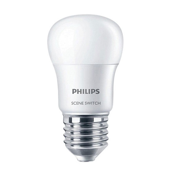 Combo 2 Bóng Đèn Philips LED Scene Switch 2 Cấp Độ Chiếu Sáng 6.5W 3000K E27 P45 2C-929001209307 - Ánh Sáng Vàng