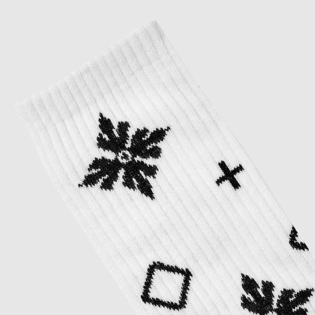 Vớ/Tất cổ cao White BLS Monogram LDV Socks