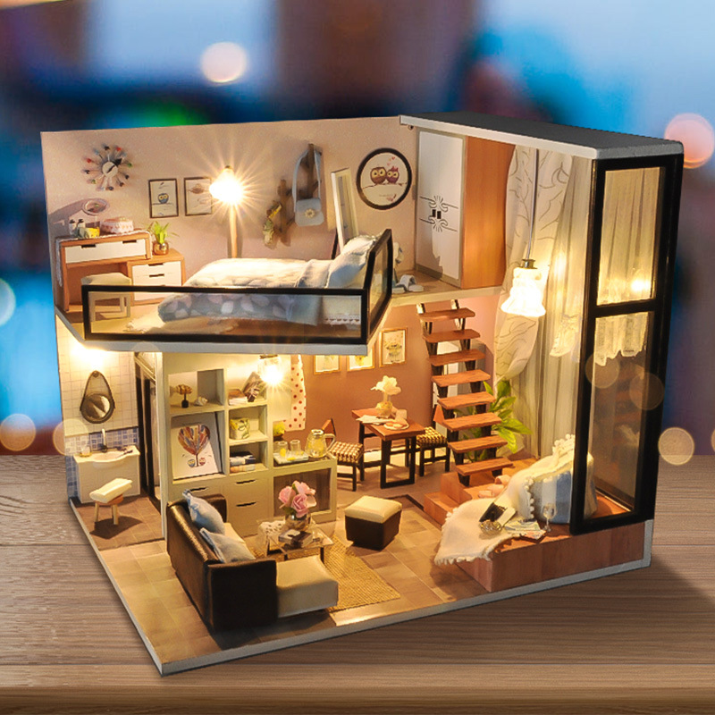 Mô Hình Lắp Ráp DIY - Home and Dream ( Tặng Kèm Mica ) DRU - Hàng Chính Hãng