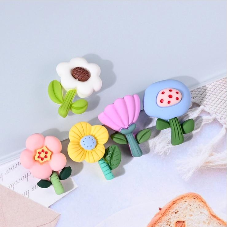 HN * Charm bông hoa nhỏ xinh cho các bạn trang trí vỏ ốp điện thoại, kẹp tóc, DIY