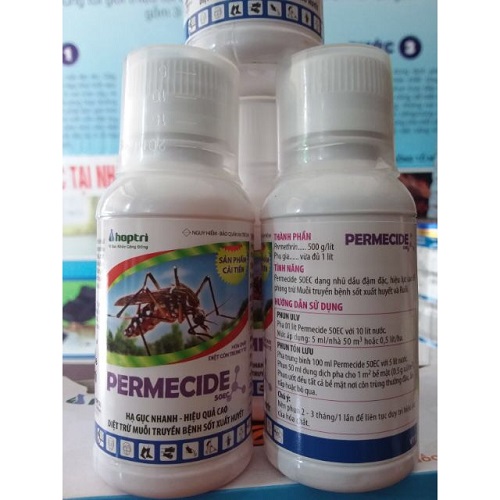 Combo 2 chai thuốc diệt ruồi muỗi Permecide 50EC