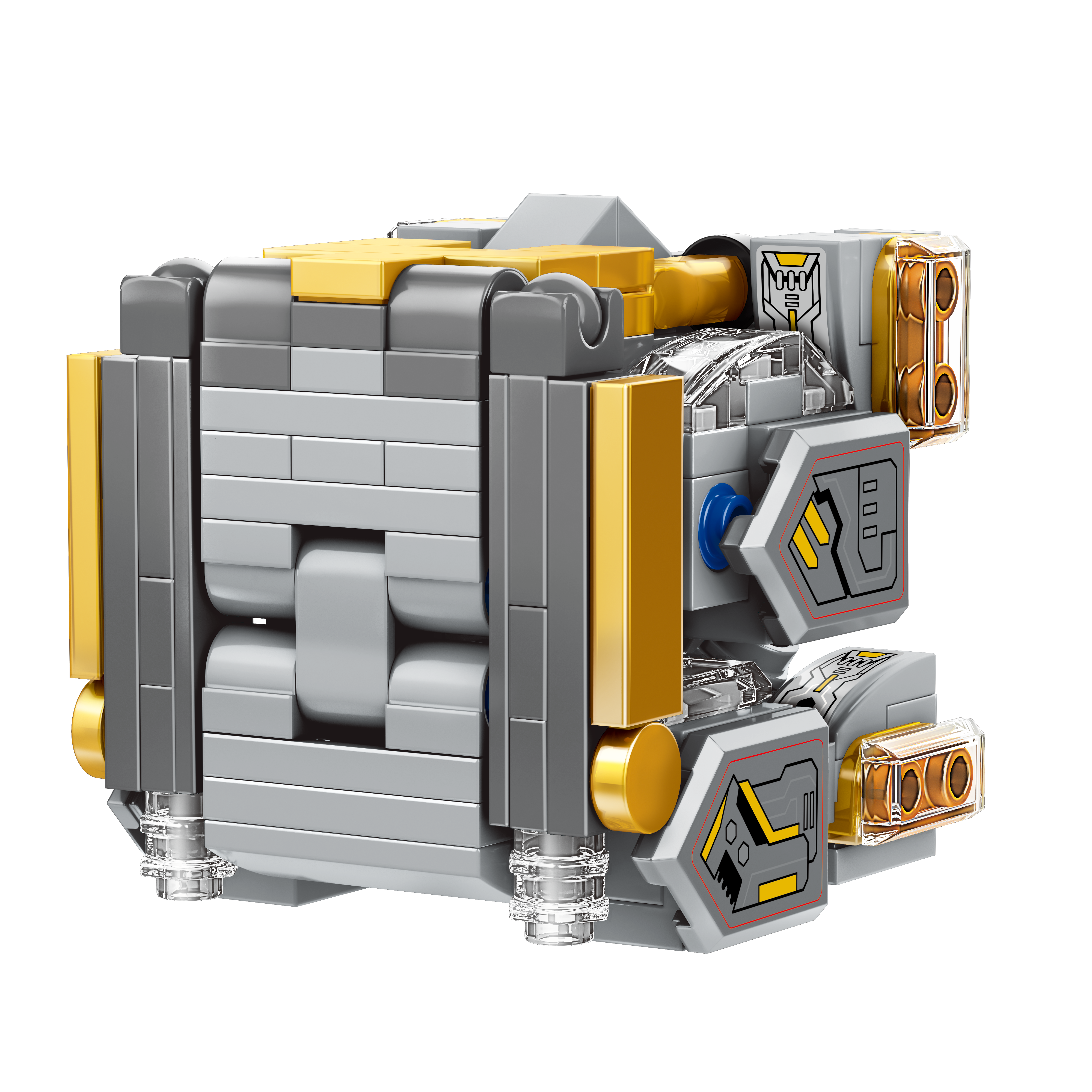 Đồ chơi lắp ráp, xếp hình Qman – Robot mãnh thú biến hình Cube of Mechanical Beasts