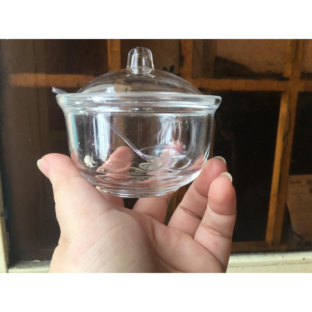 Hũ nhựa Acrylic đựng gia vị chanh ớt sa tế NHỎ  8.8 X 5 CM ,120 ML - LỚN 10,8 X 6,2 CM , 160 ML