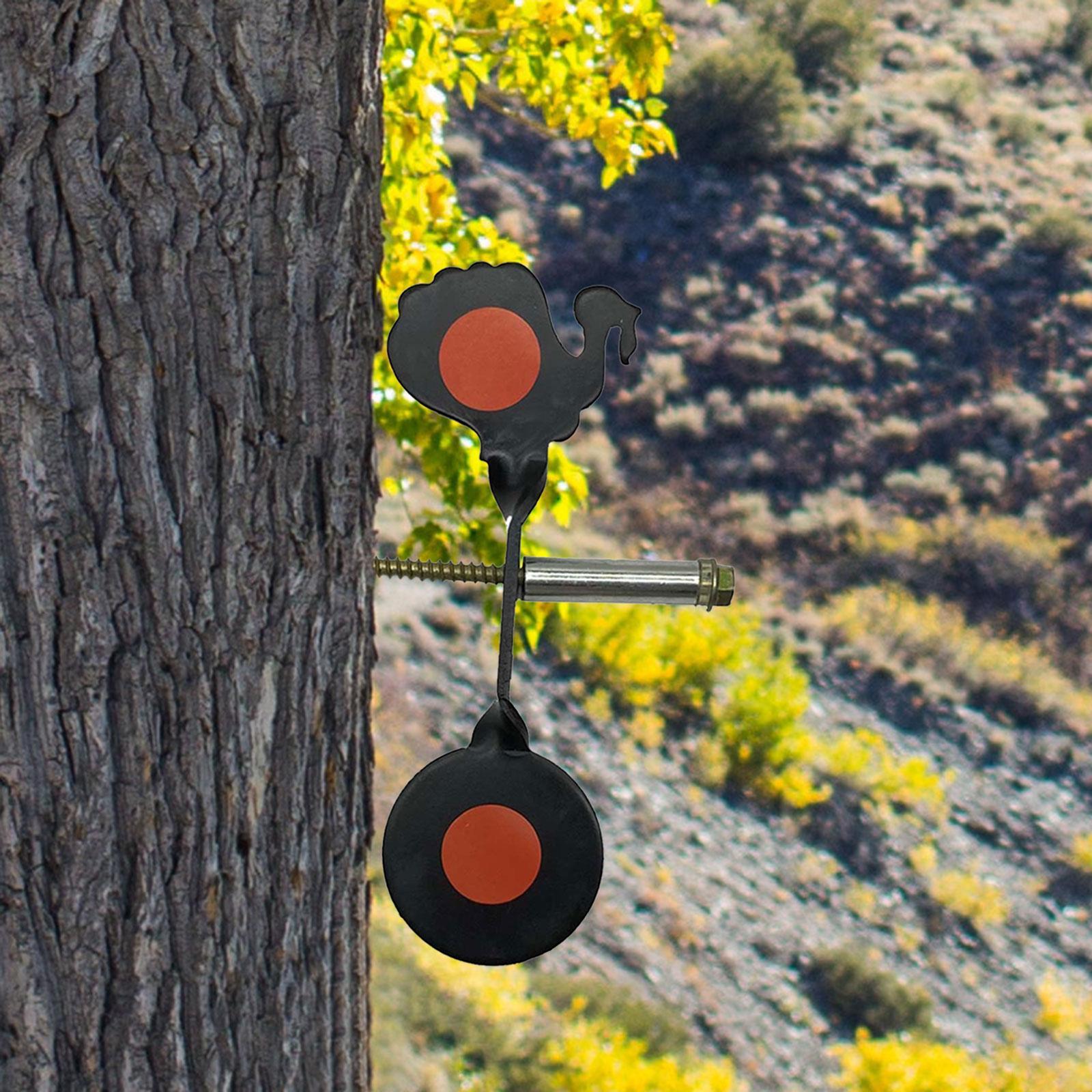 Resetting Hunting Target Accuracy Practice Stainless Steel Entertainment Game Practical Training Hunting Target for Outside