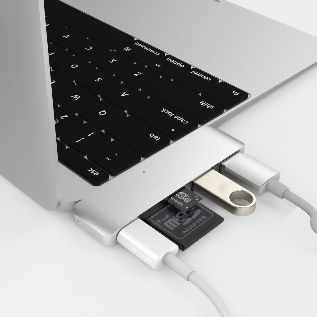 Cổng Chuyển HyperDrive 5-in-1 USB-C Hub Cho MacBook, PC &amp; Devices - Hàng Chính Hãng