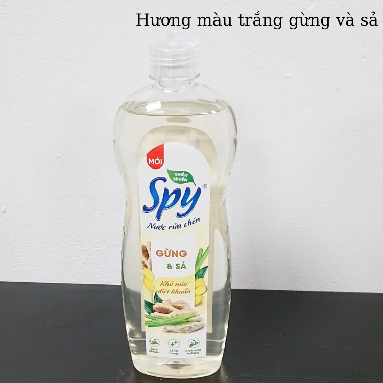 Nước Rửa Chén Bát Spy 760ml Hiệu Quả Với Cả Các Vết Bẩn Cứng Đầu Trên Chén Bát 4 Mùi Hương Thơm Mát