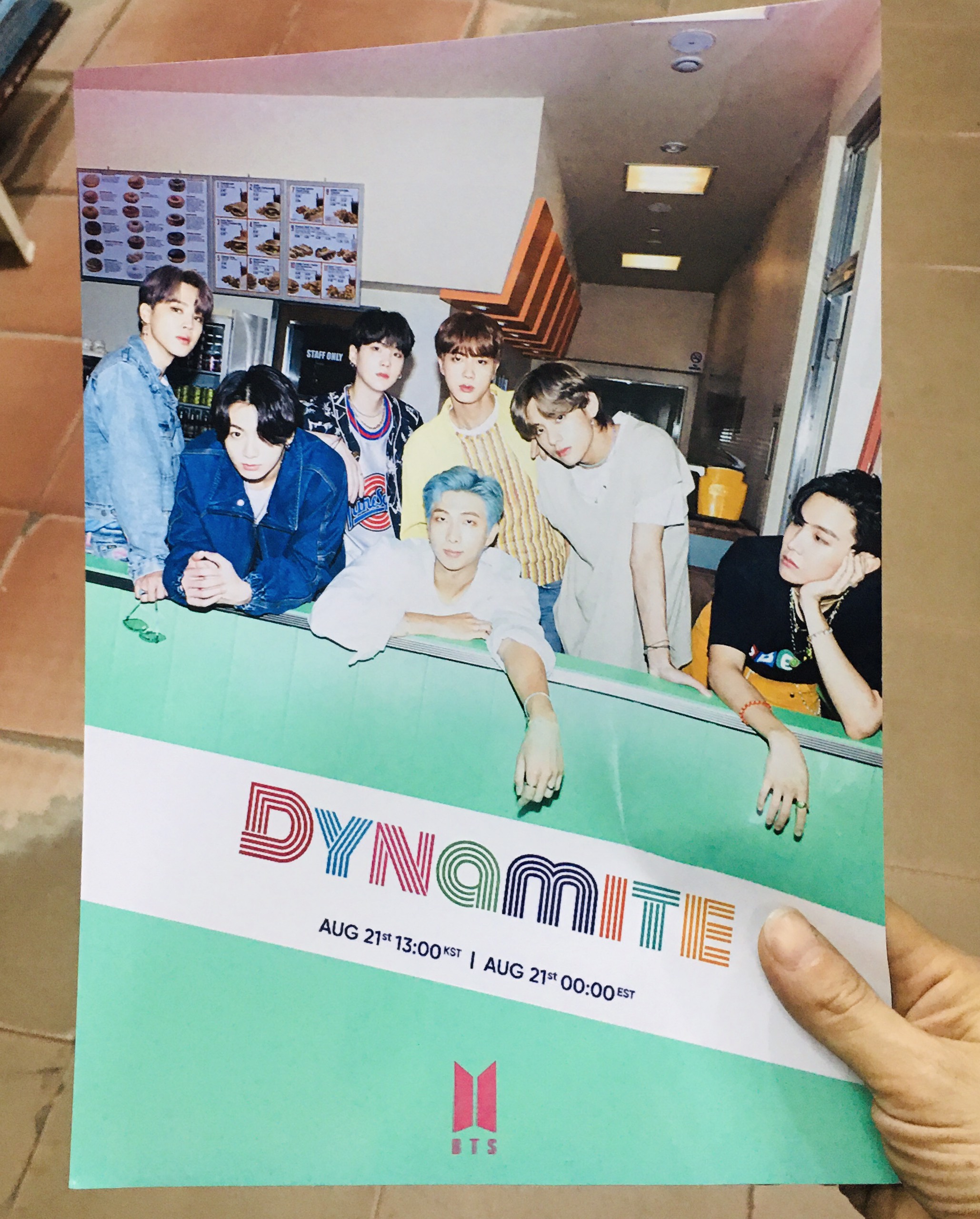 Tranh Poster SET 5 tấm BTS 21cmx30cm ảnh khác nhau