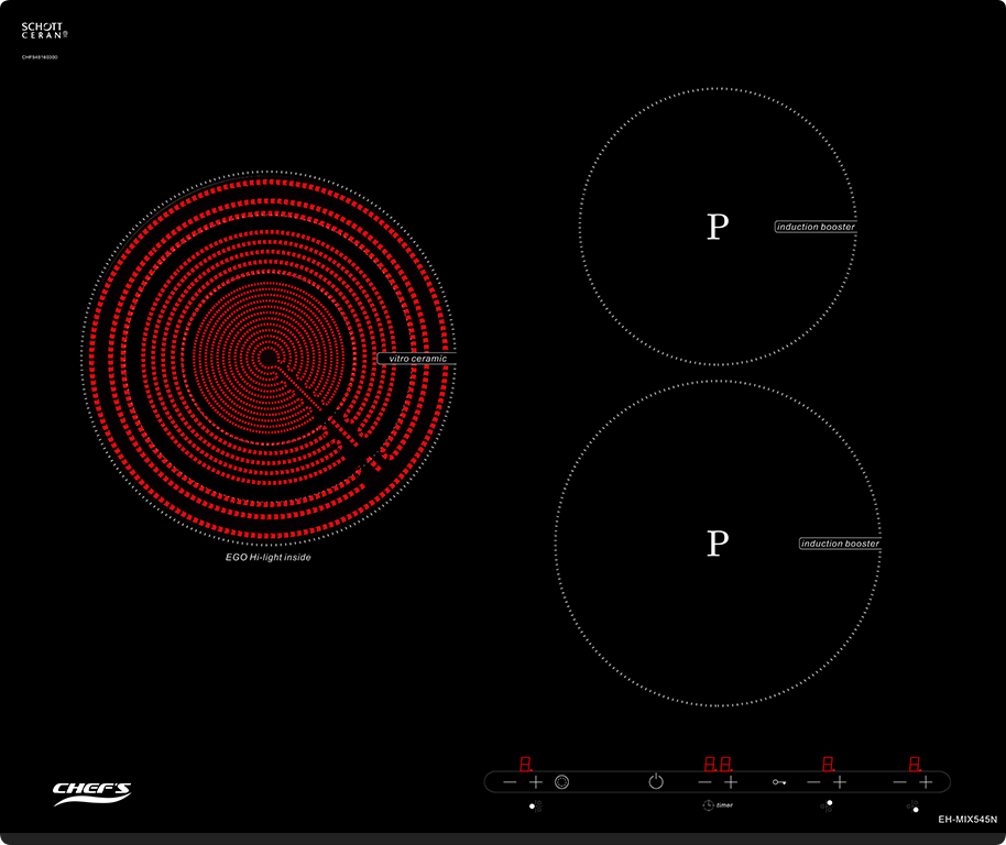 Bếp từ hồng ngoại Chef's EH-MIX545N - HÀNG CHÍNH HÃNG