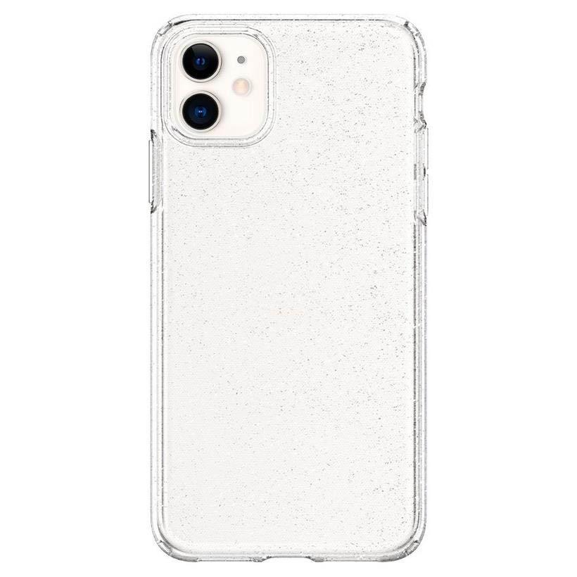 Ốp Spigen Liquid Crystal Glitter For IPhone 12/ 12 Pro tương thích với sạc không dây Hàng Chính Hãng