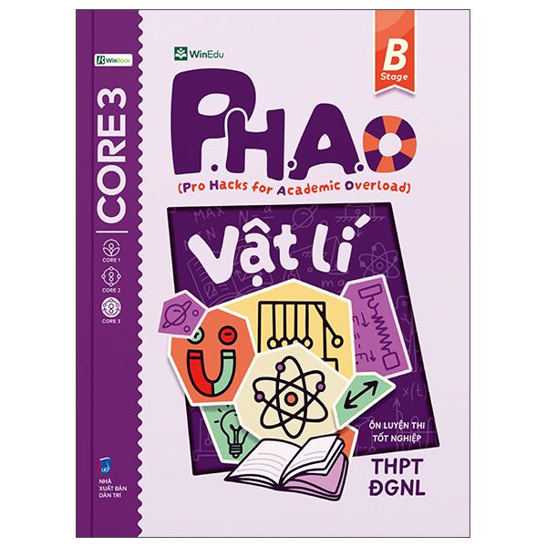 Sách - P.H.A.O - Pro Hacks For Academic Overload - Vật Lí - Ôn Luyện Thi Tốt Nghiệp THPT-ĐGNL