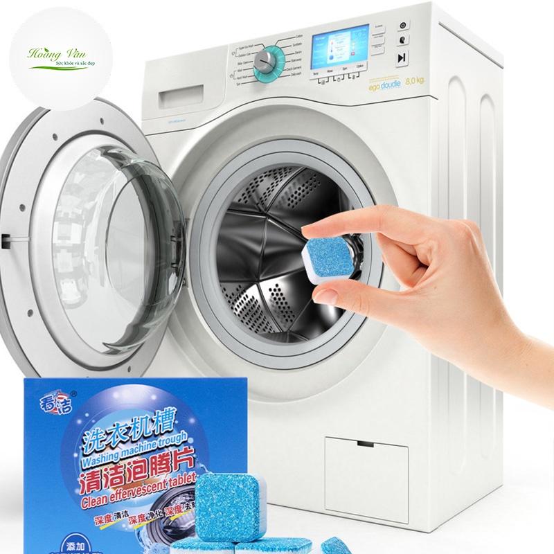 Viên tẩy lồng máy giặt diệt khuẩn 99% - Hộp 12 viên