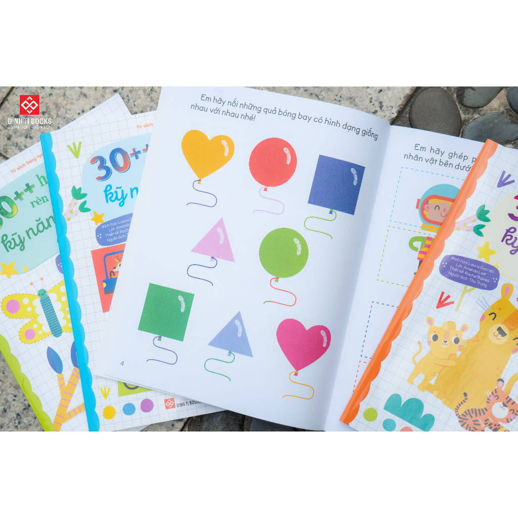 Sách - 30++ Hoạt động rèn luyện kỹ năng tư duy cho trẻ - Suy luận logic cho trẻ từ 3 - 9 tuổi - Đinh Tị Books