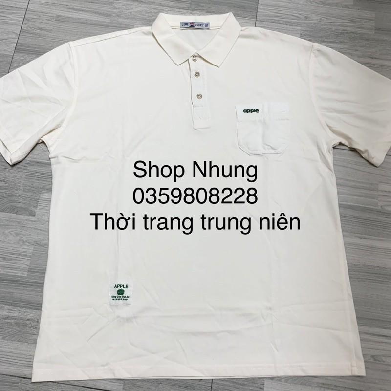 Áo thun nam trung niên (phom rộng) trung tuổi cộc tay có size to