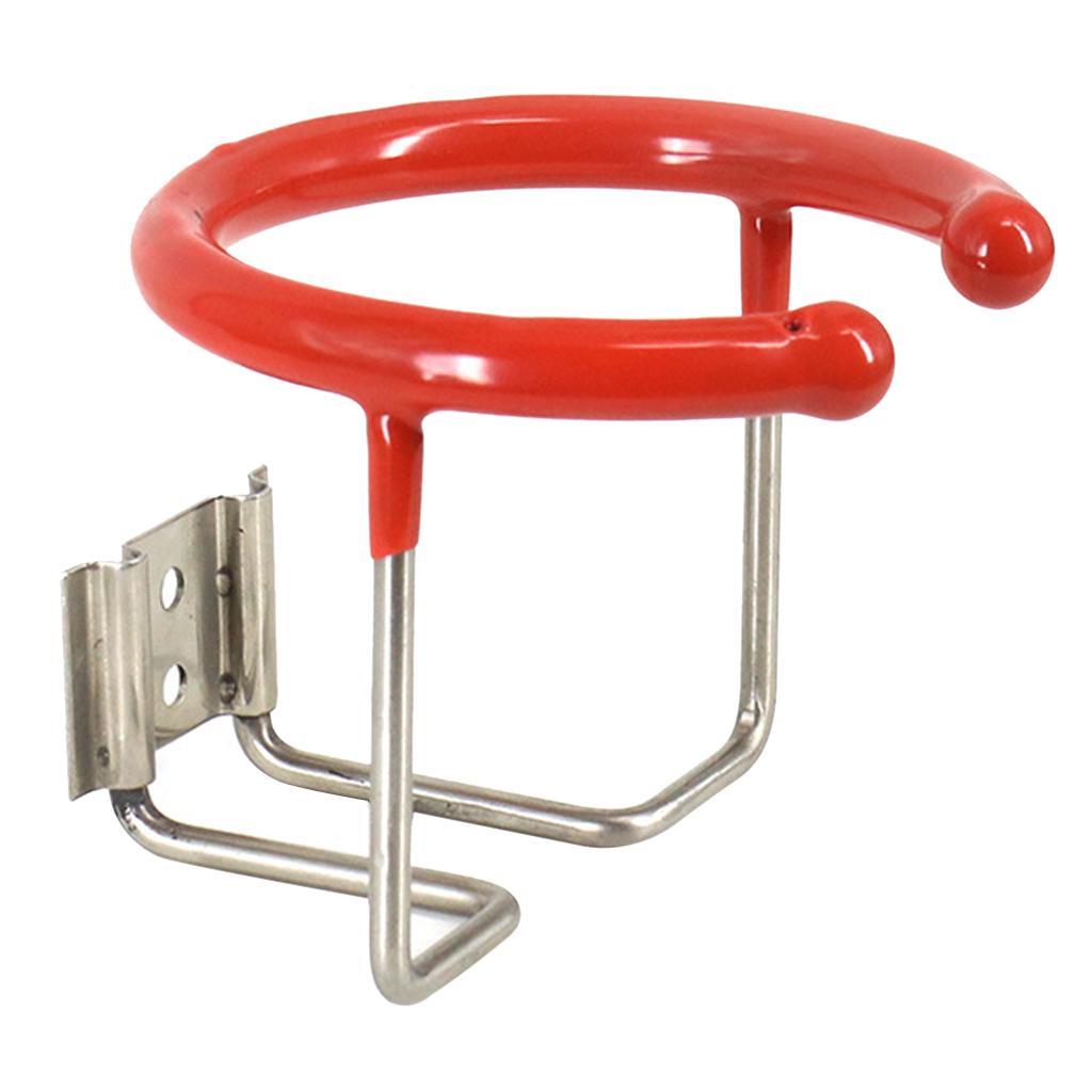 2x Universal Stainless Steel   Drink Holder for Marine, Yacht, Truck