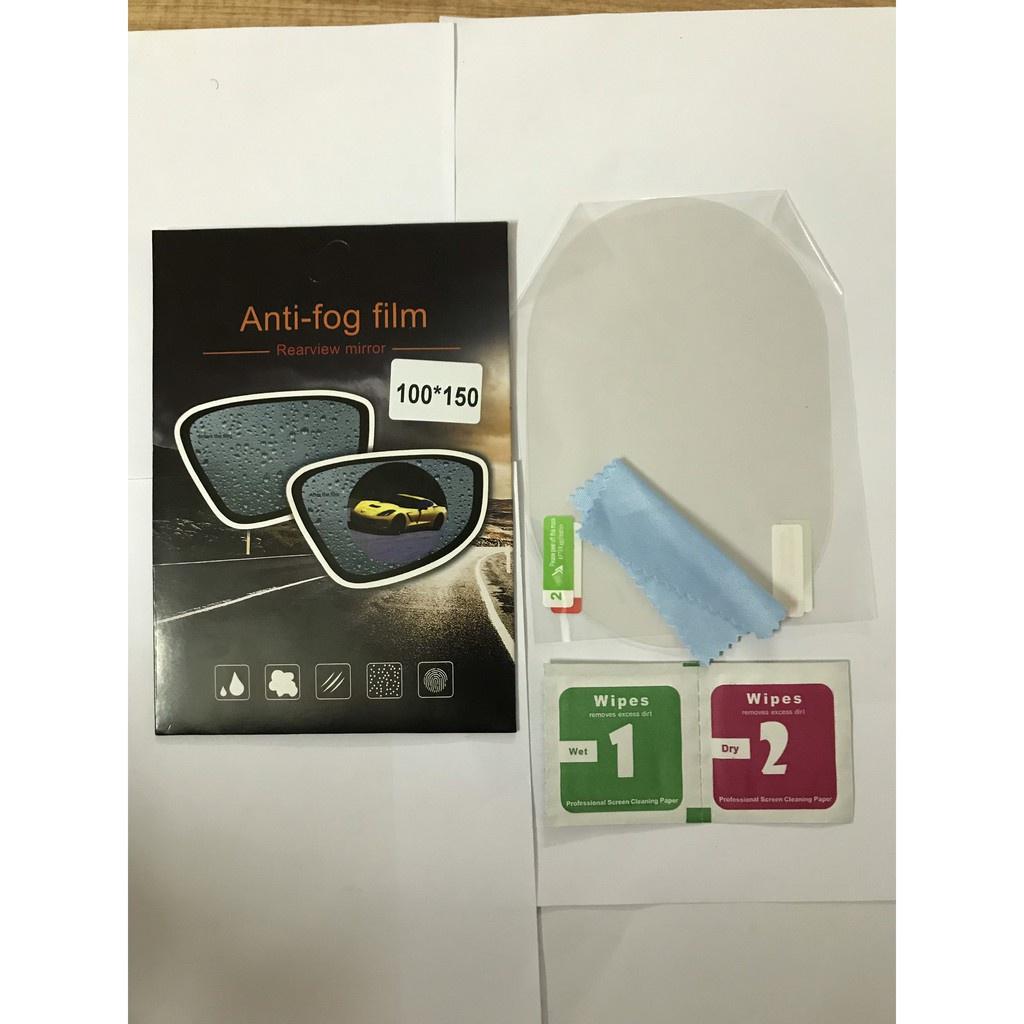 Miếng Dán Gương Kính Ô tô Xe Máy - Chống Mưa Chống Đọng Nước kính hông và gương chiếu hậu