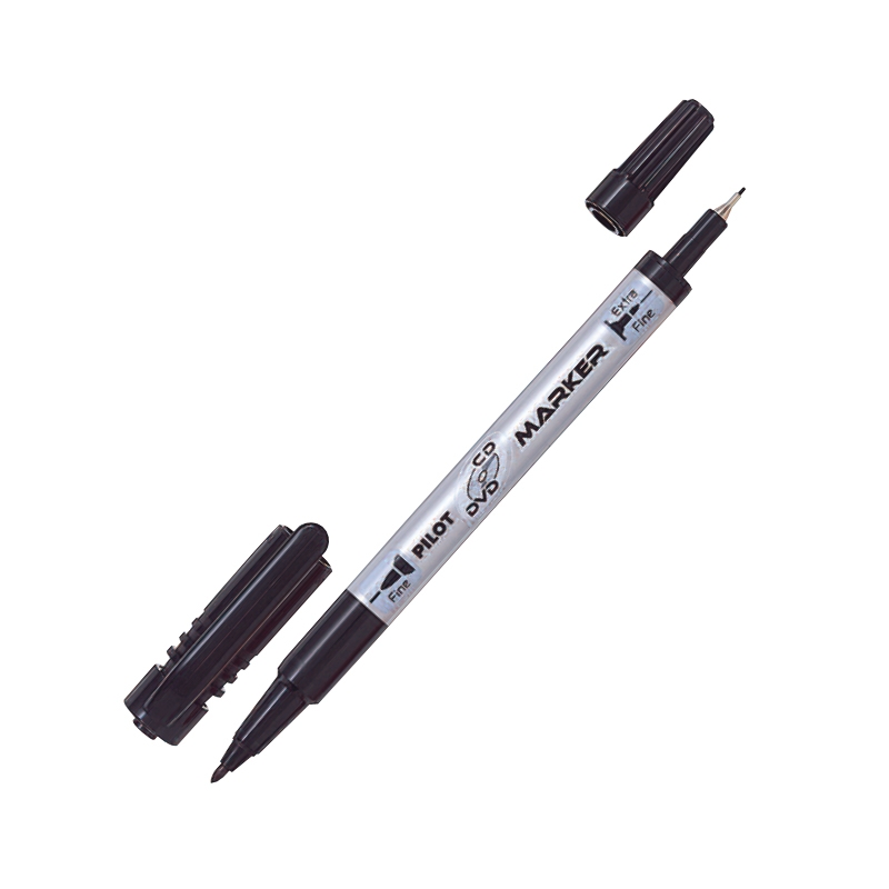 Bút Pilot Lông Dầu CD/DVD Marker Ngòi 0.8 - 2mm - Mực Đen - SCA-