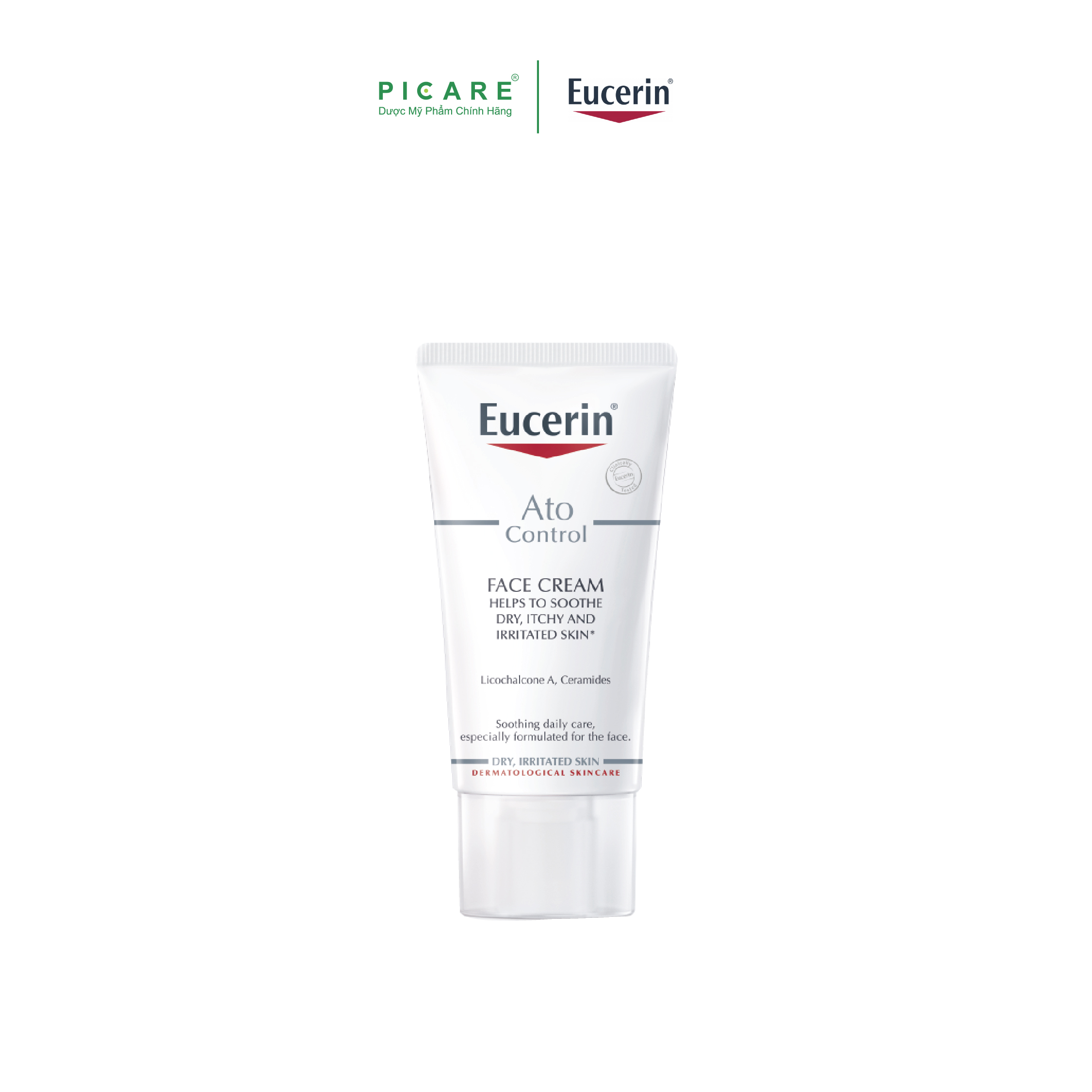 Kem dưỡng da mặt chàm khô Eucerin AtoControl Face Cream
