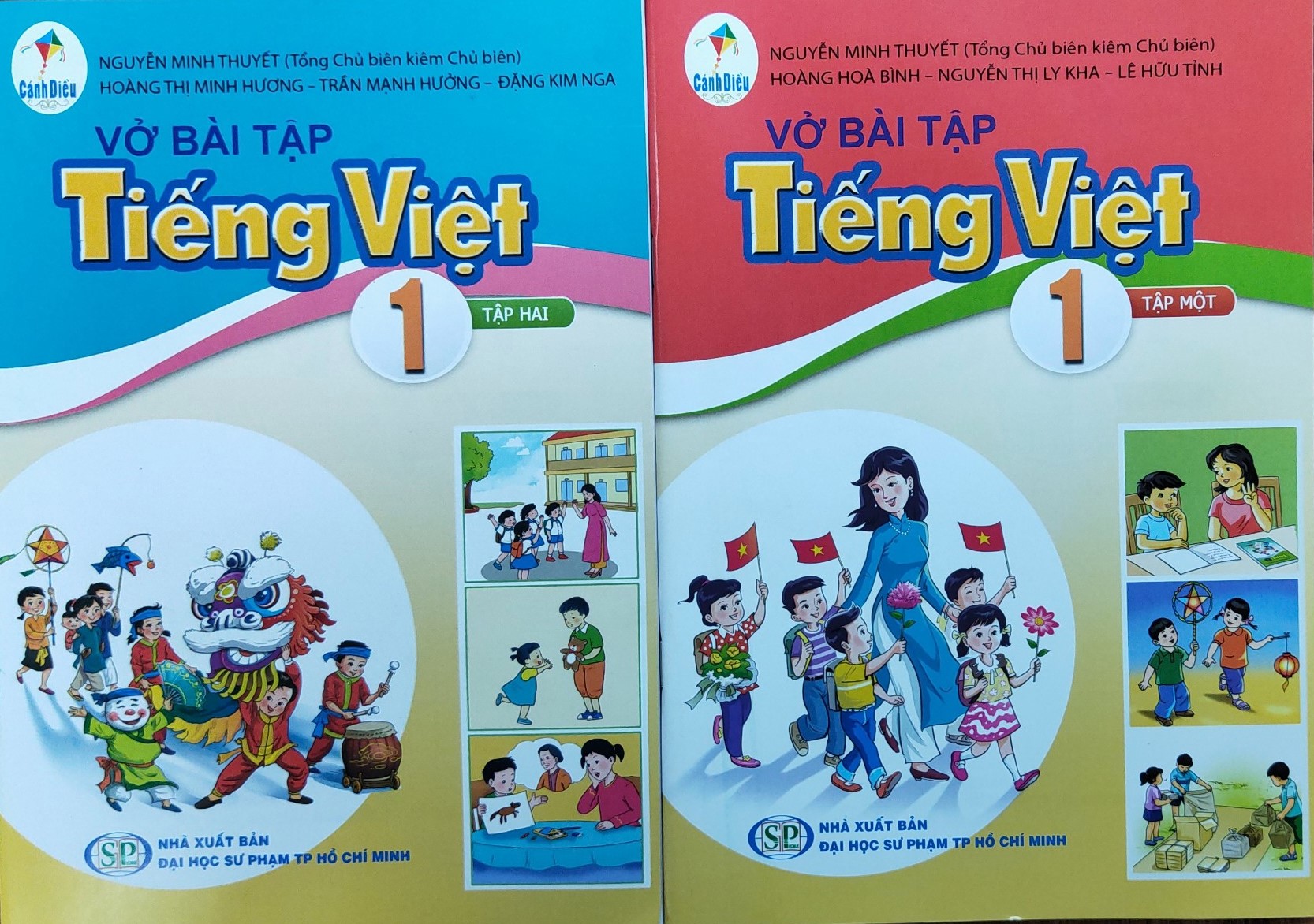 Vở bài tập Tiếng Việt Lớp 1 (2 tập) Bộ sách Cánh Diều