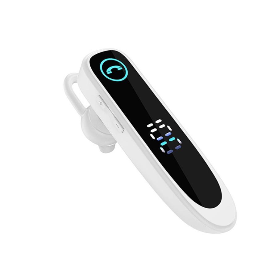 A20 Không Dây Bluetooth Âm Thanh Nổi Đơn Kinh Doanh Tai Tai Nghe Có Màn Hình LED Hiển Thị Điện Thoại Rảnh Tay Lái Xe Tai Nghe Có Mic