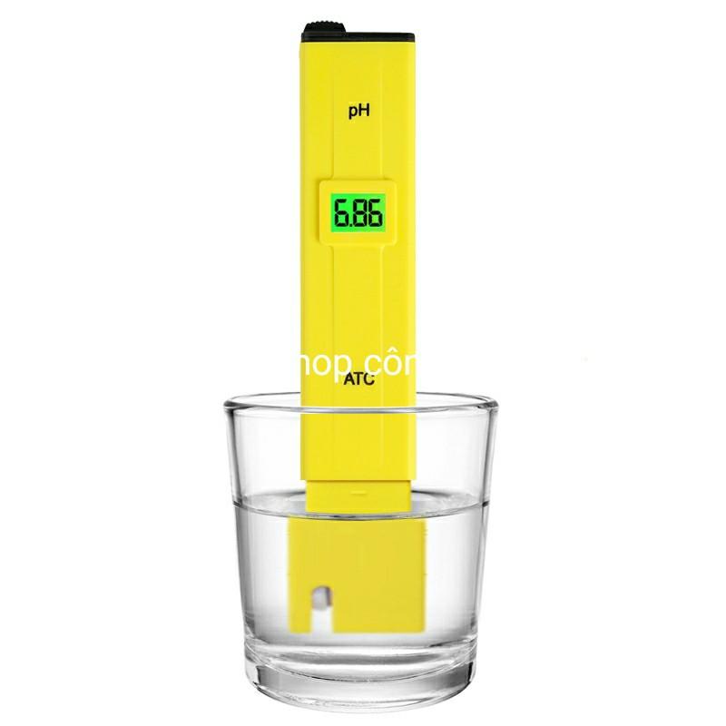 Bút đo độ PH trong nước ATC đã hiệu chuẩn để đo PH của nước bể cá, nước giếng, nước ao hồ, thủy canh..