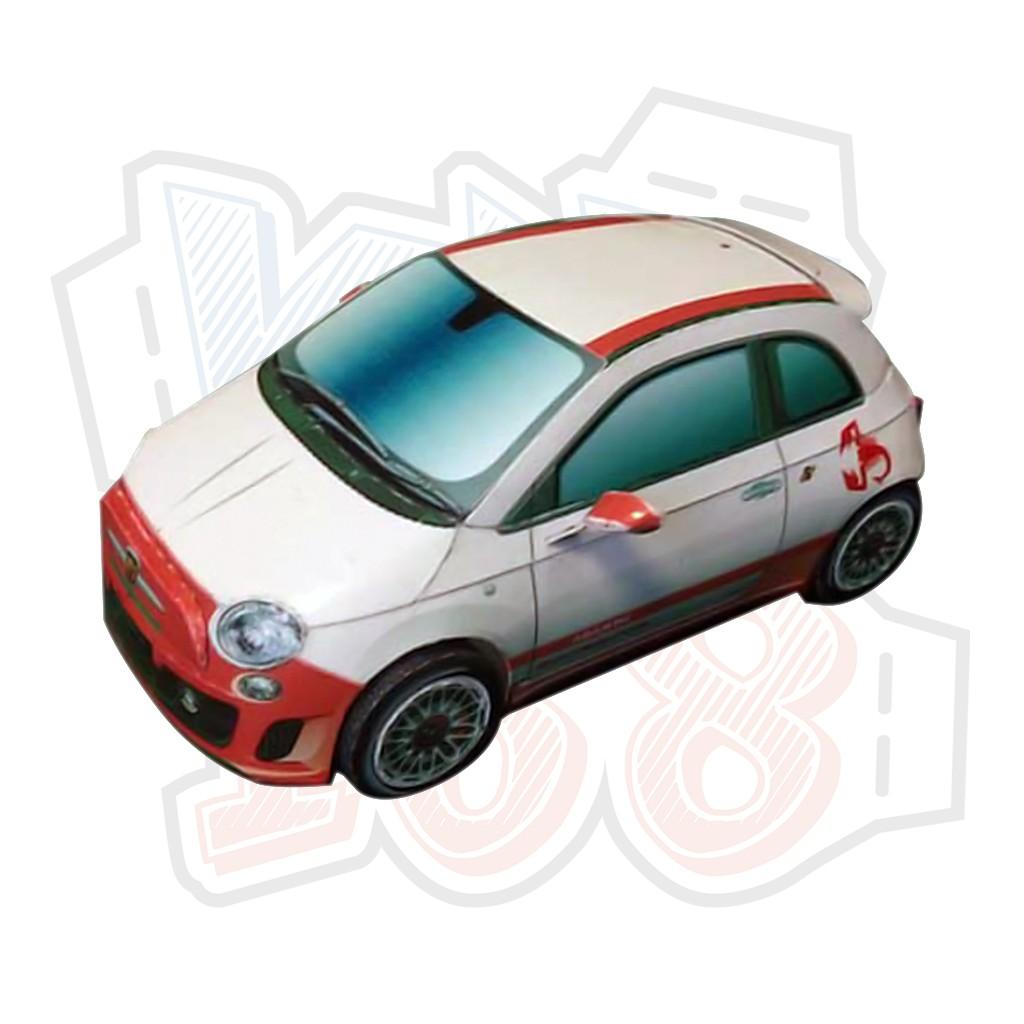 Mô hình giấy Xe ô tô Fiat 500 Abarth Esseesse