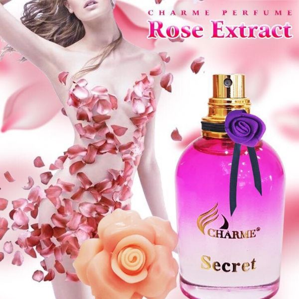 Nước hoa Nữ Charme Rose Secret Extract 30ml  - Tặng Kèm Thú Nhún Mặt Cười Siêu Dễ Thương